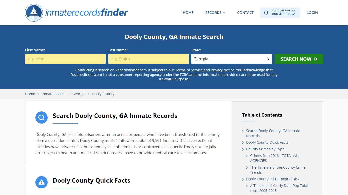 Dooly County, GA Inmate Lookup & Jail Records Online